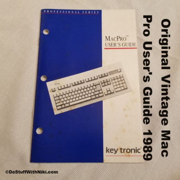 Original Vintage MacPro User's Guide 1989 - Picture 1 of 7